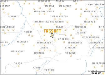Map of Tassaft (Algeria)